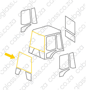 FRONT (toughened) | NEW HOLLAND TLB B80B