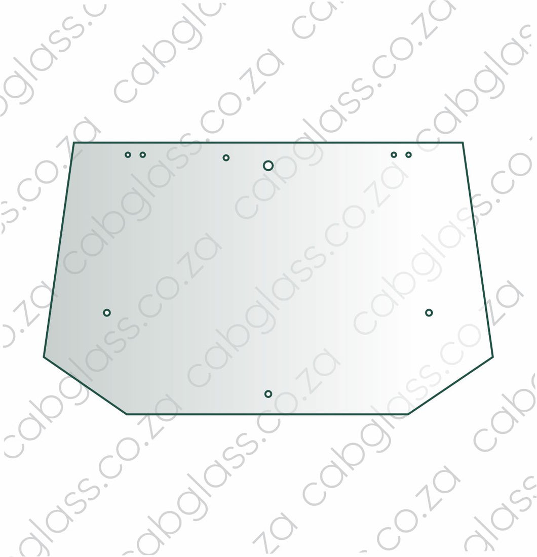 REAR CAB GLASS | NEW HOLLAND TRACTOR TM115 - TM190