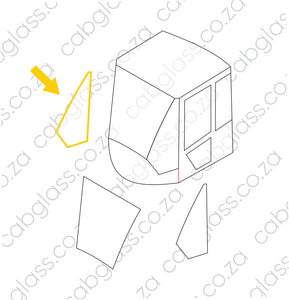 FRONT RH | HITACHI ZW DASH -7 (2021-) (Laminated)