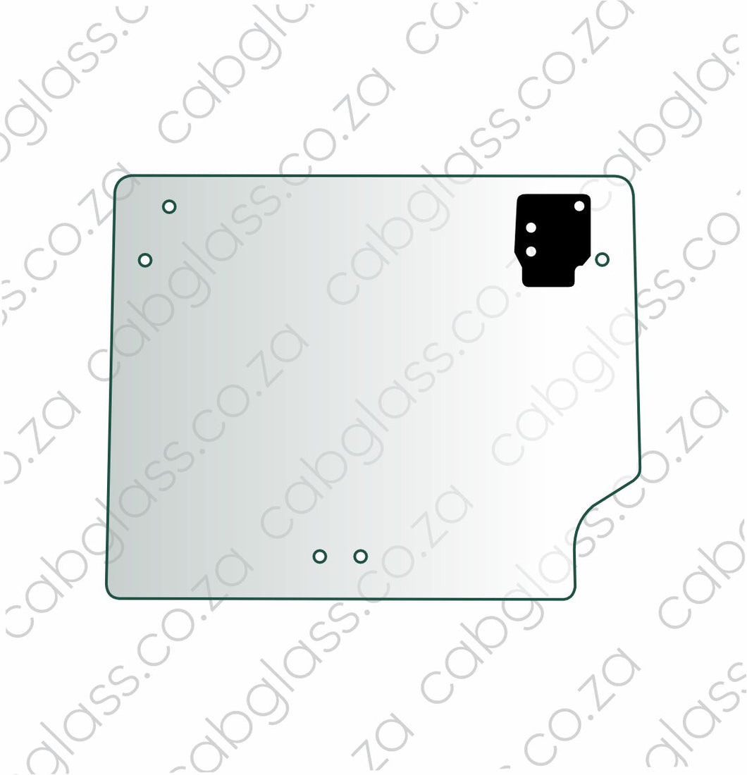 REAR CAB GLASS | MANITOU TELEHANDLER MLT 523 - 1033