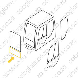 FRONT LOWER | HITACHI EXCAVATOR ZX DASH 6