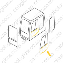 Load image into Gallery viewer, DOOR LOWER | HITACHI EXCAVATOR ZX DASH 3
