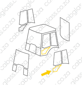 DOOR LOWER LH | HIDROMEK TLB HMK 102B