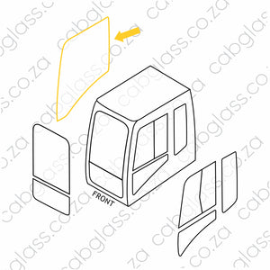 BOOMSIDE GLASS | CAT EXCAVATOR D-SERIES