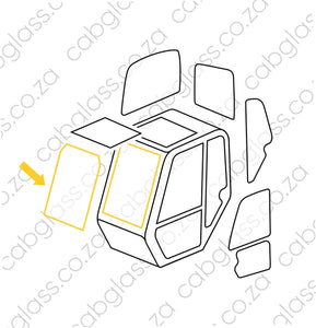 FRONT (TOUGHENED) | JCB TELEHANDLER  SERIES 2