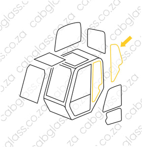 REAR OF DOOR LH | JCB 530-70 , 532-120 , 533-105 , 535-95 , 537-135 , 540-170 SERIES 2