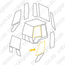 Load image into Gallery viewer, DOOR UPPER LH  | JCB TLB 3DX, 4DX
