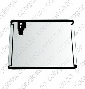 REAR CAB GLASS | VOLVO FEL L20B L25B L20F, L20H, L25F, L25H, L28F