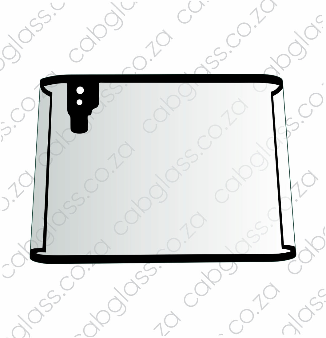 REAR CAB GLASS | VOLVO FEL L20B L25B L20F, L20H, L25F, L25H, L28F