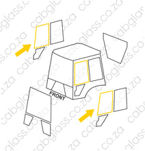 Load image into Gallery viewer, DOOR UPPER L=R | CASE 595 SLE (up to 1999)
