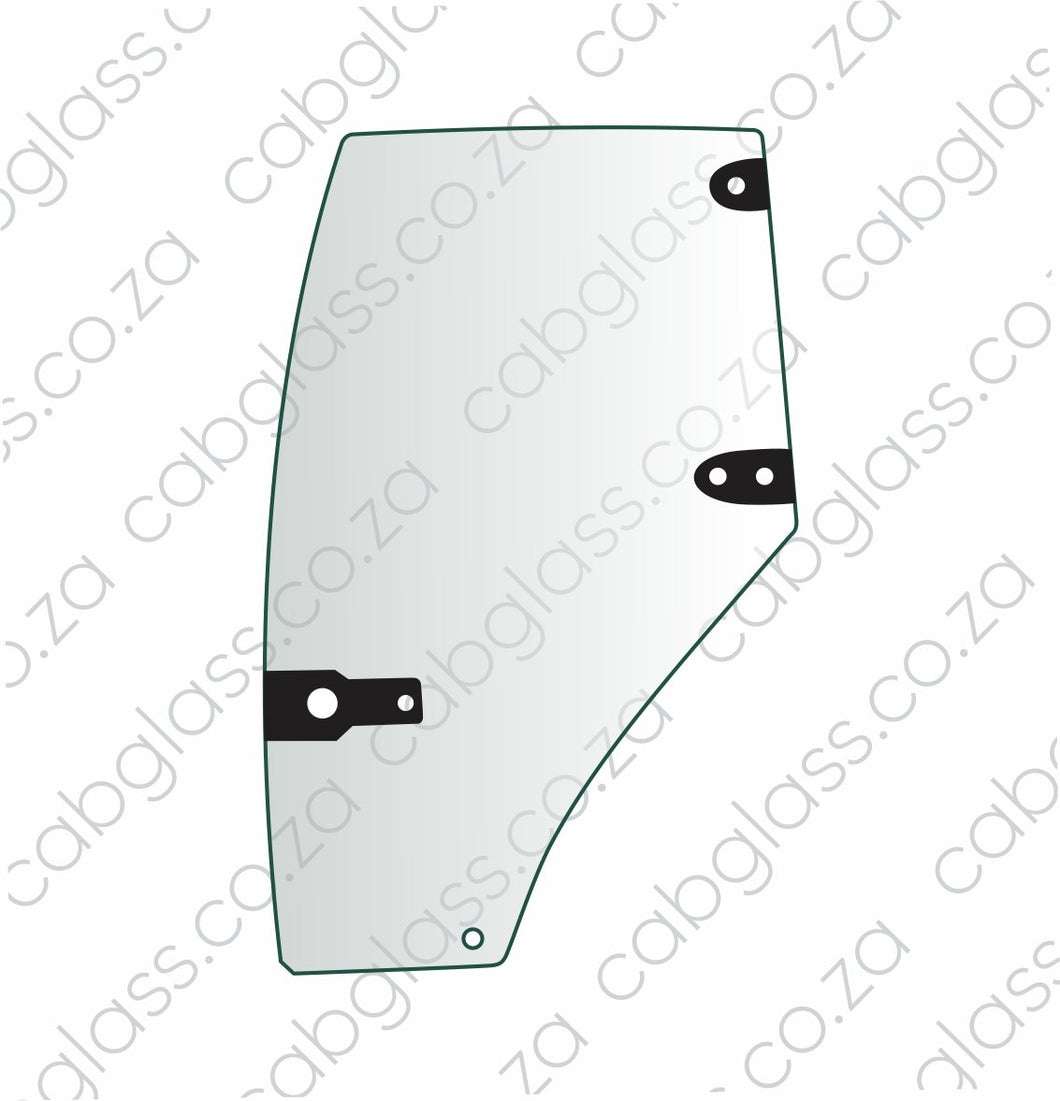 Door left-hand glass for Case tractor CX50 to CX100