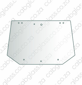 REAR CAB GLASS | FIAT TRACTOR M100-M160