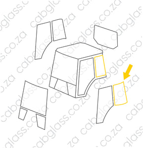 REAR QUARTER LH | CASE FARMALL JX SERIES