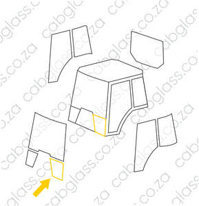 FRONT LOWER LH | CASE FARMALL U SERIES