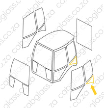 Load image into Gallery viewer, REAR OF DOOR LOWER LH | CAT TLB F-SER (416F - 450F) BACKHOE
