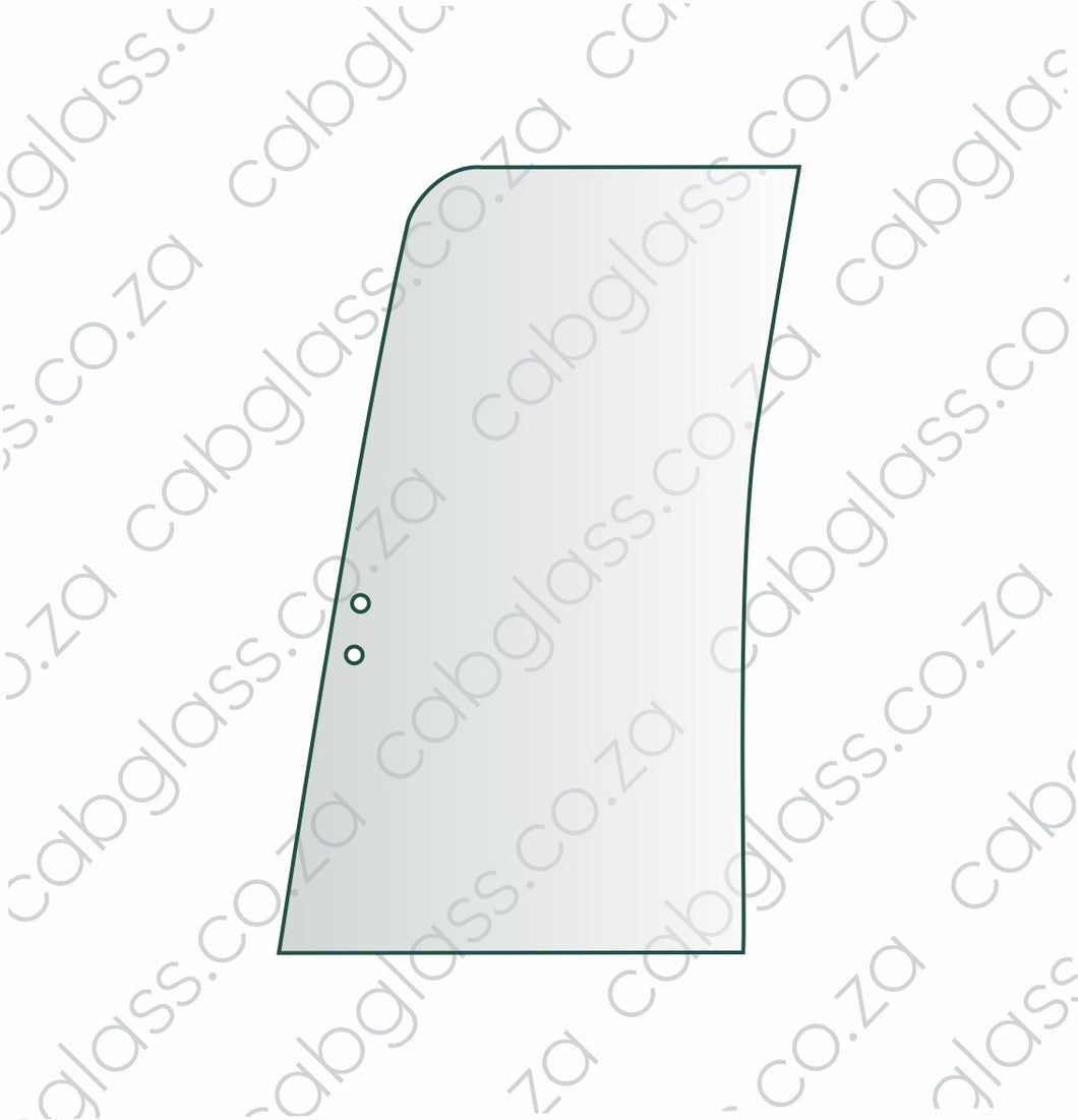 Door front slider glass for Caterpillar excavator