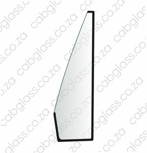 Windscreen left-hand glass for Caterpillar excavator L series