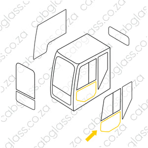 DOOR LOWER | CAT EXCAVATOR F-SERIES