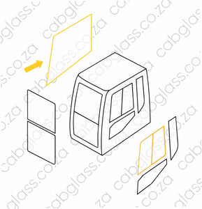 BOOMSIDE GLASS | CAT EXCAVATOR B-SER