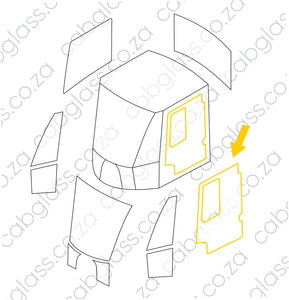 DOOR LH (no print) | JCB FEL 413S - 456 E HT / ZX WHEEL LOADER