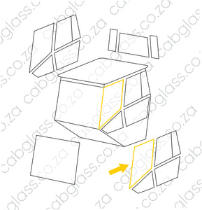 FRONT UPPER LH | DYNAPAC ROLLER CA 150 - 602 D