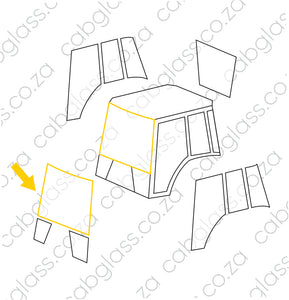 Windscreen upper, Dezzi TLB, 129100, C70M22