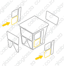 Load image into Gallery viewer, DOOR LOWER L=R | CAT GRADER H SERIES STD CAB &amp; LOW CAB
