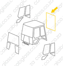 Load image into Gallery viewer, REAR CAB GLASS | CAT TLB F2-SER (416F2 - 444F2) BACKHOE
