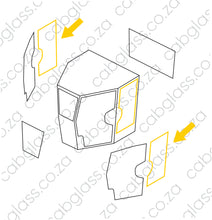 Load image into Gallery viewer, REAR OF DOOR L=R | KOMATSU GRADER GD DASH-5
