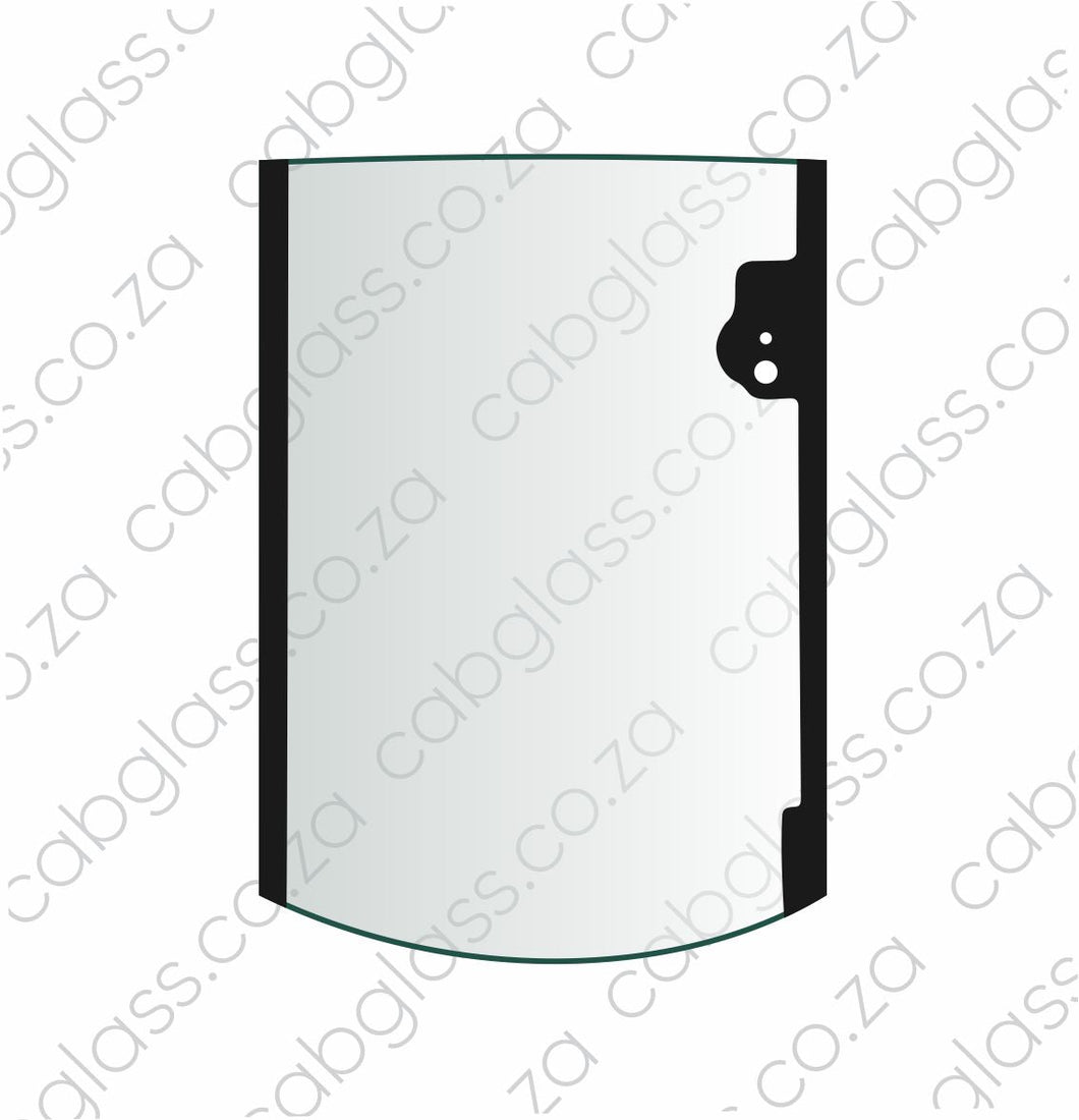 REAR CAB GLASS | KOMATSU TLB WB R DASH 5 BACKHOE, 42N-54-15220 