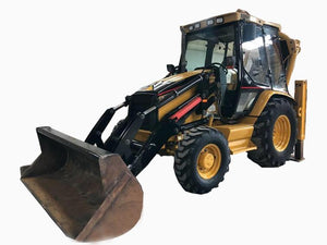 REAR CAB GLASS UPPER | CAT TLB C-SER, D-SER BACKHOE