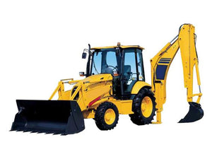 REAR CAB GLASS | KOMATSU TLB WB R DASH 5 BACKHOE